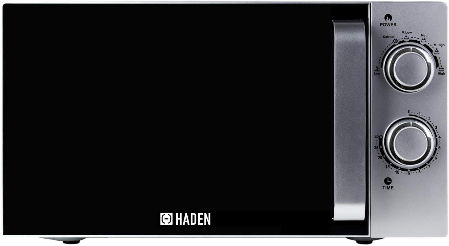Haden 20L Microwave Oven 700W 6 Power Levels 30-Min Timer Family Friendly