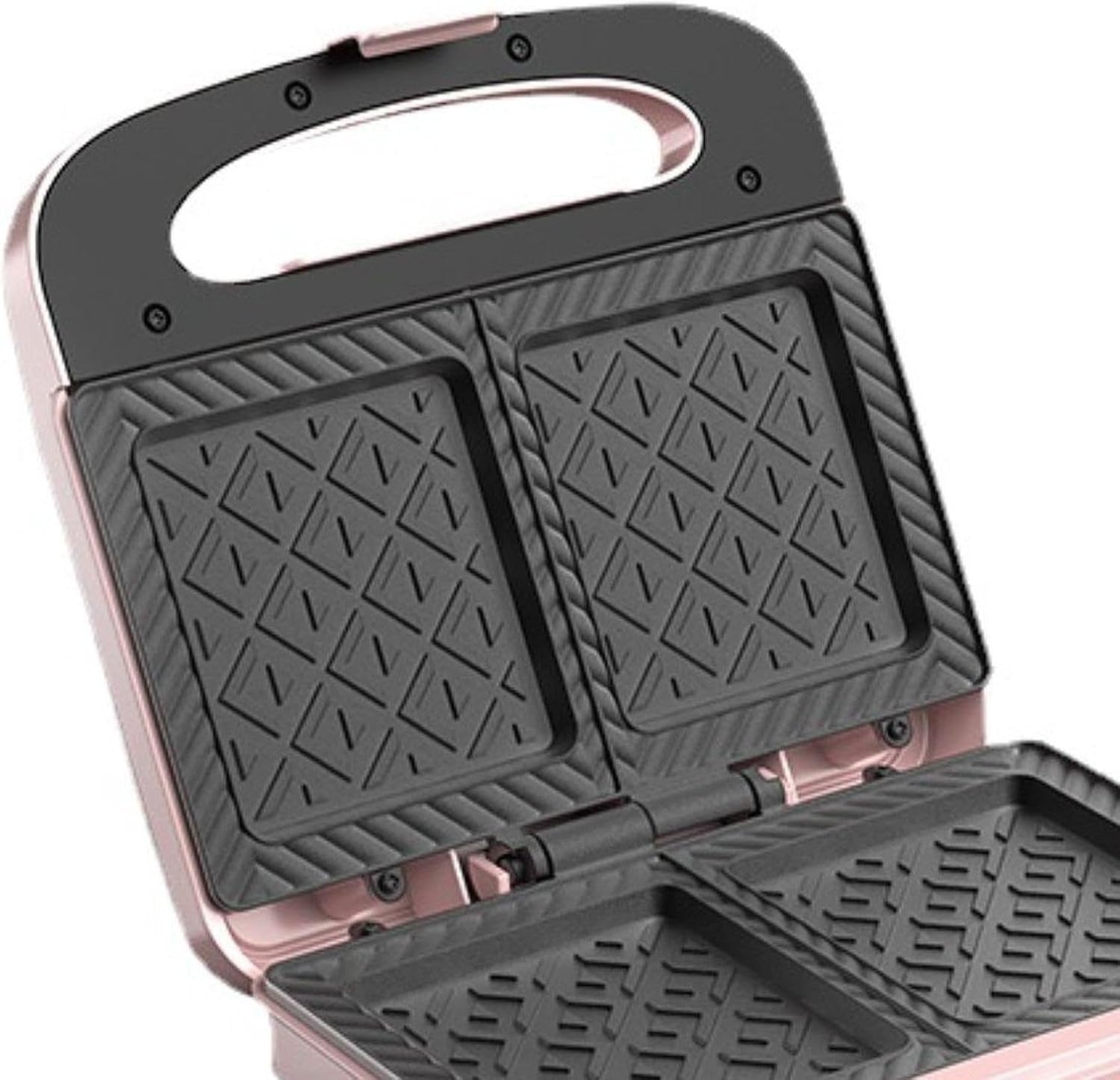 Multifunctional Pink Sandwich Maker Panini Press Burger Toaster 1200W