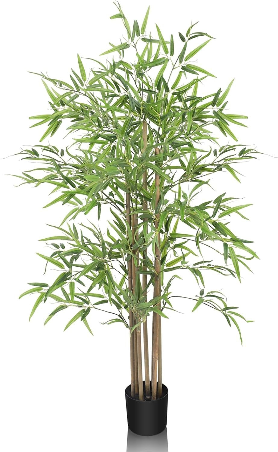 5ft Artificial Bamboo Tree Tall Realistic Plant Indoor Home Office Green Decor