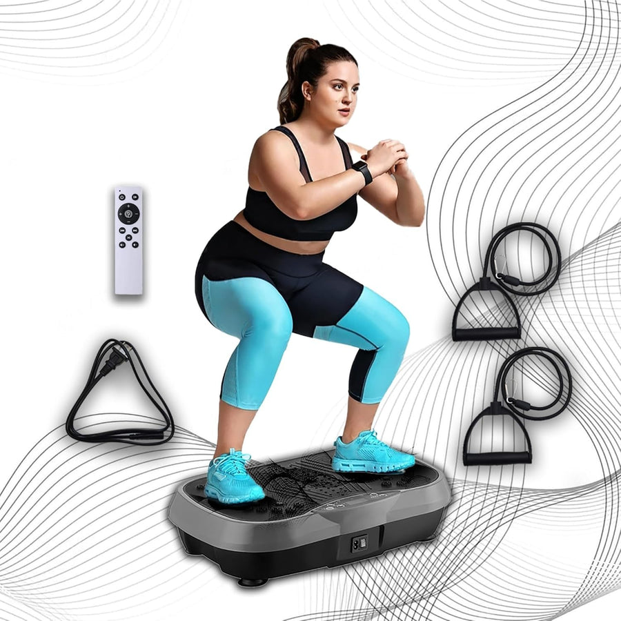 Vibration Plate Exercise Machine Lymphatic Drainage Weight Loss 331lb