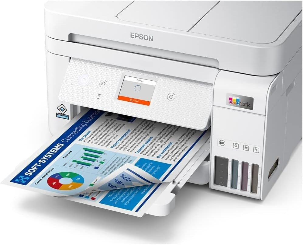 All-in-One Wireless Printer | EcoTank Ink | Print/Scan/Copy/Fax
