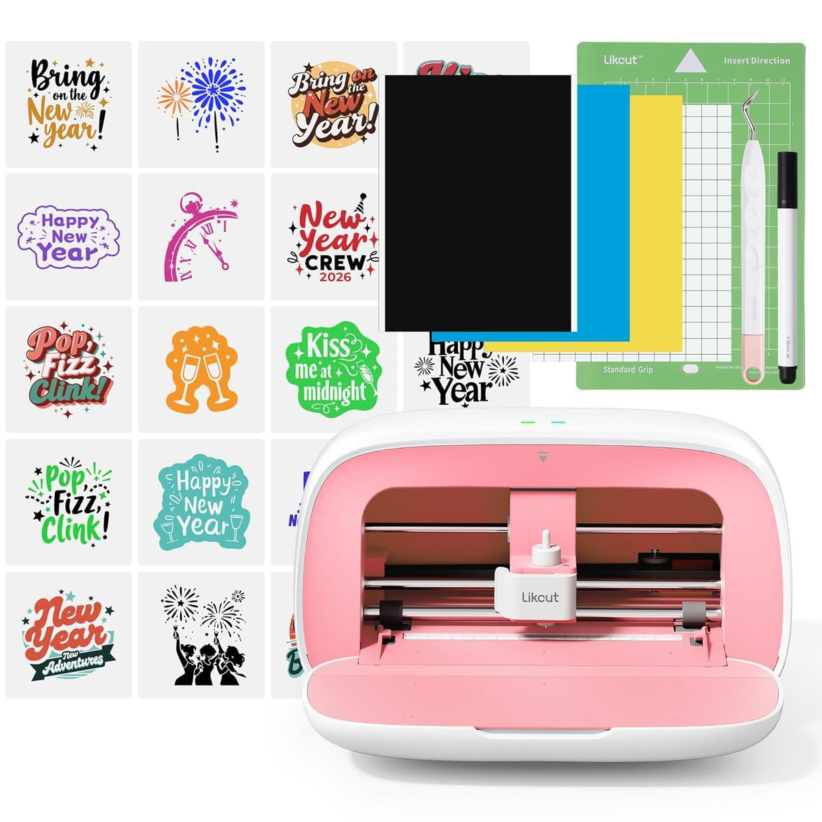 Mini Vinyl Cutter Machine Smart Sticker Maker Cardstock Craft Cutting