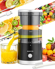 Portable Electric Citrus Juicer USB Rechargeable Anti Drip Easy Clean
