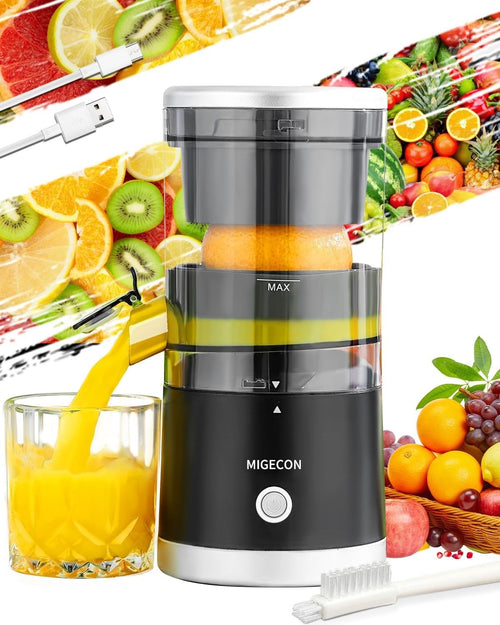 Portable Electric Citrus Juicer USB Rechargeable Anti Drip Easy Clean