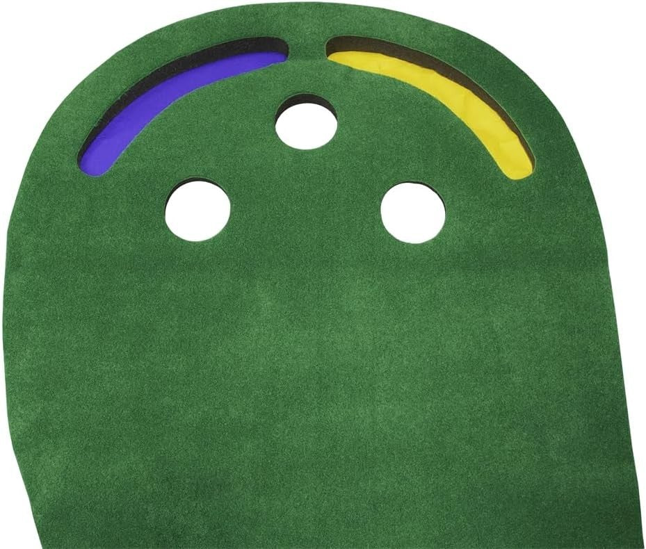 Indoor Golf Putting Green Mat Home Practice Trainer With Holes Turf