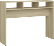 Modern Console Table with Storage Shelves - Compact, Stylish Home Desk