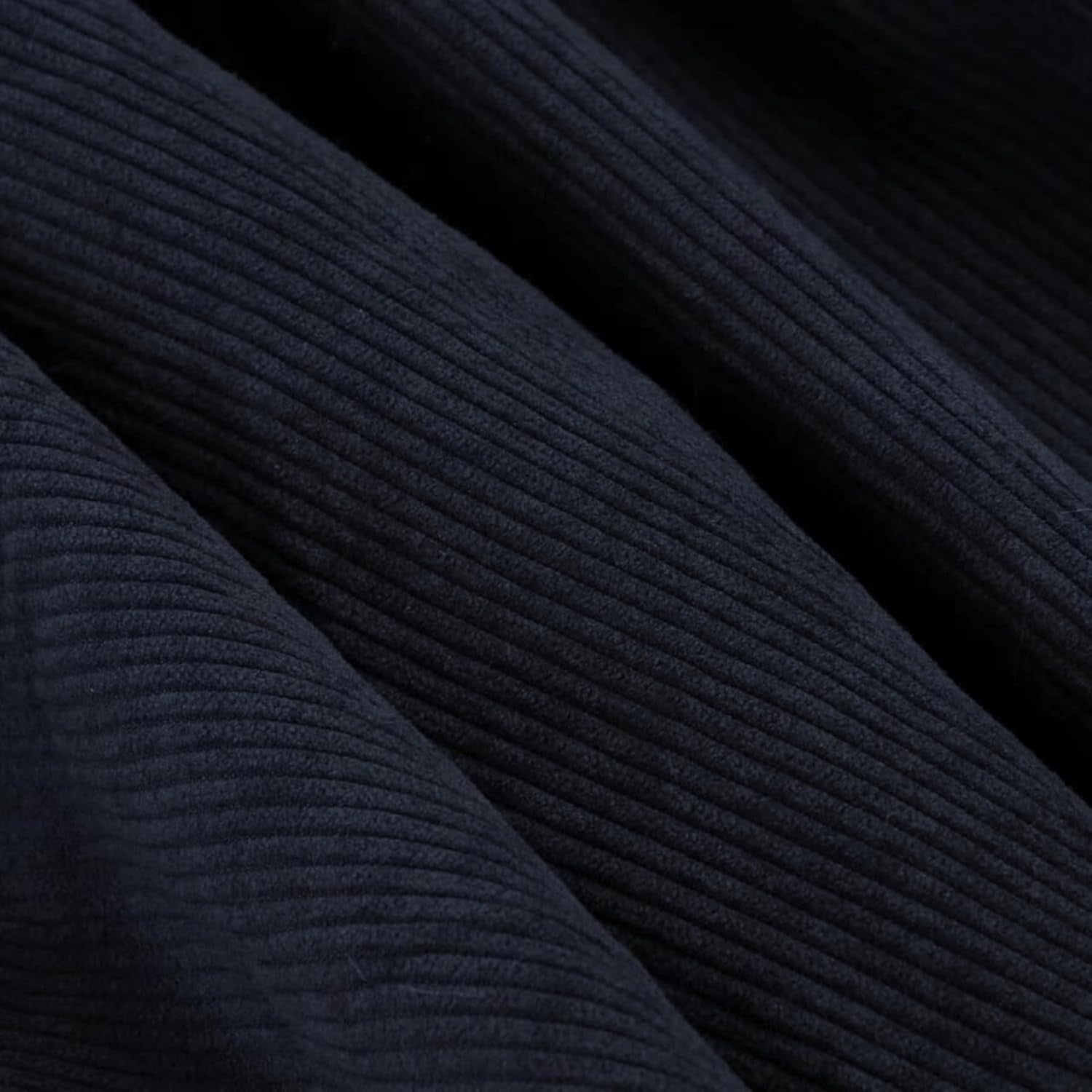 Adult Bean Bag Chair Blue Corduroy 100cm Foam Support Sofa Seat for Lounge