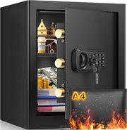 48L Digital Home Safe Box Fireproof Bag Cash Document Security