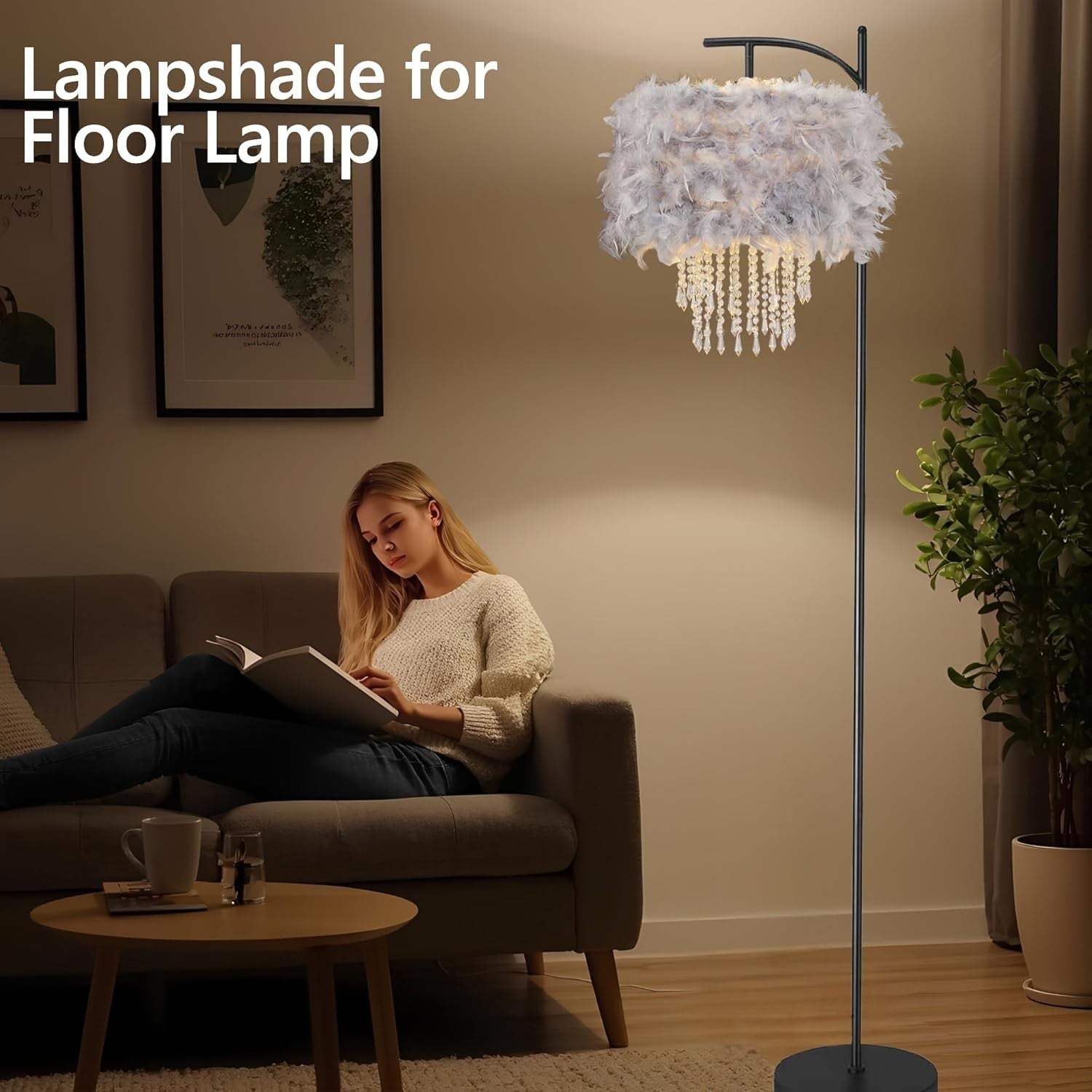 Modern Grey Fabric Lampshade Gold Inner Drum Ceiling Pendant Light