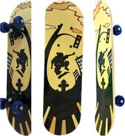 Kids 23" Double Kick Skateboard Maple Deck Beginner Trick Board Youth