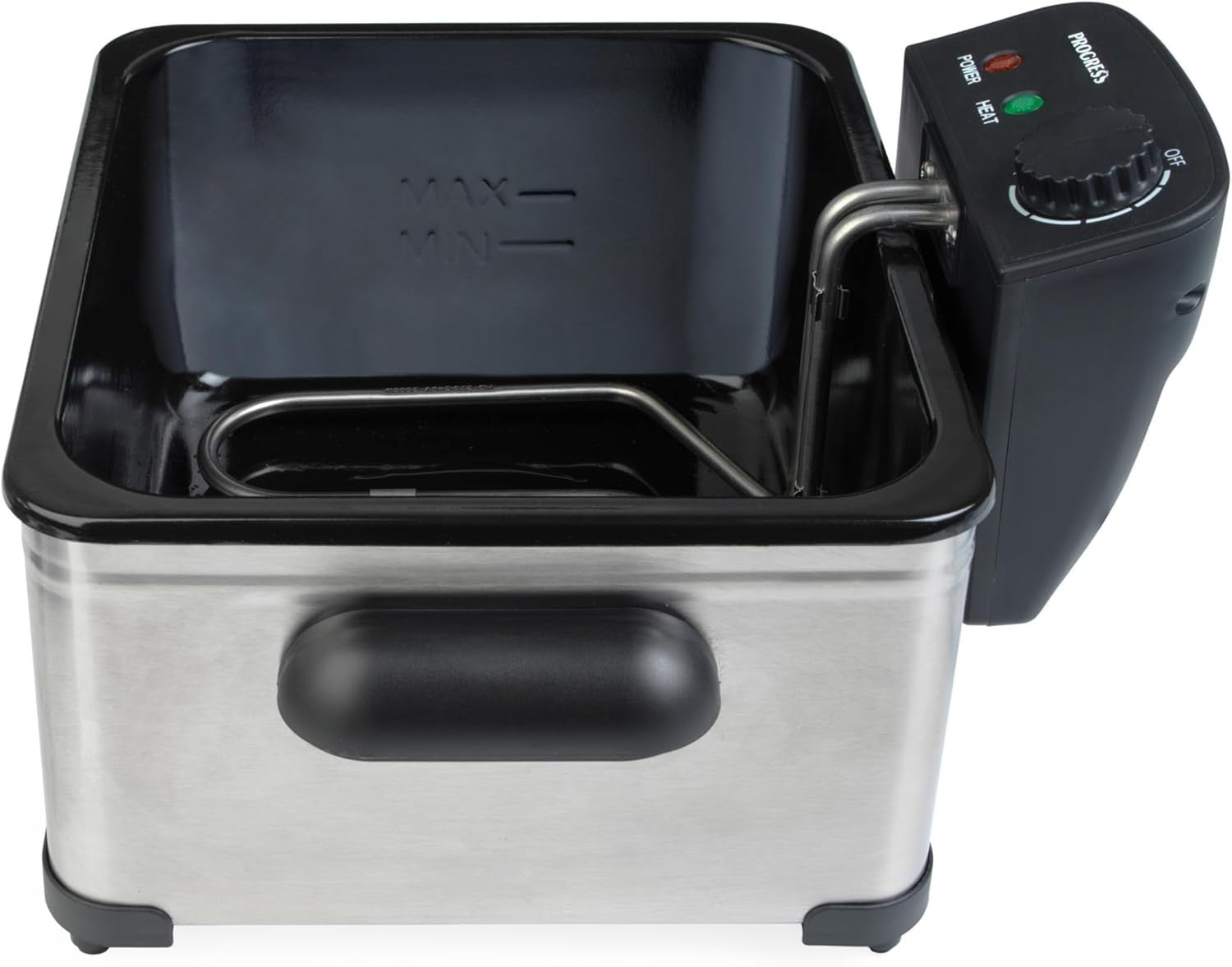 5L Deep Fat Fryer Dual Basket 2000W Adjustable Temp Viewing Window