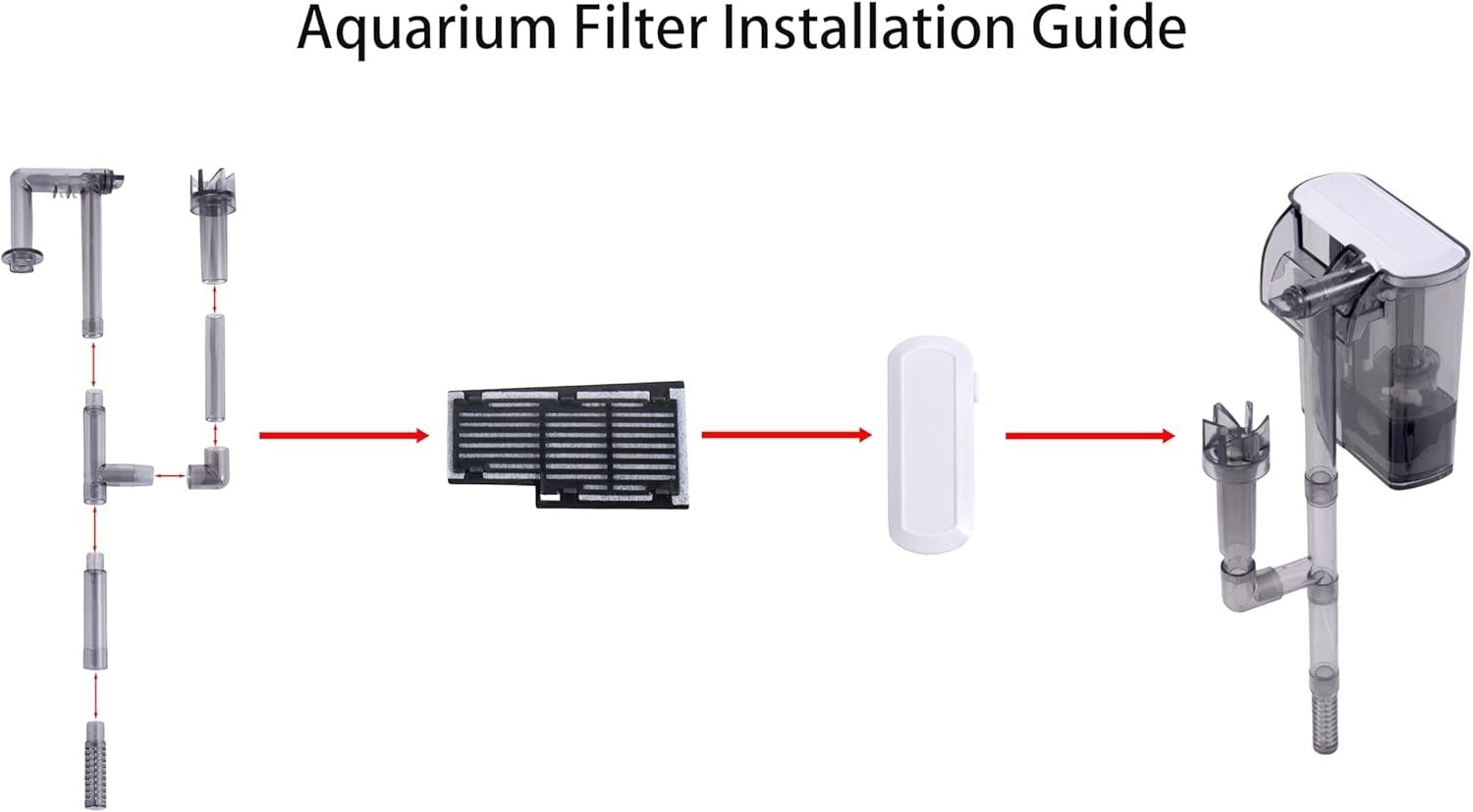 13L Mini Fish Tank Starter Kit with LED Light & USB Filter – Betta Aquarium