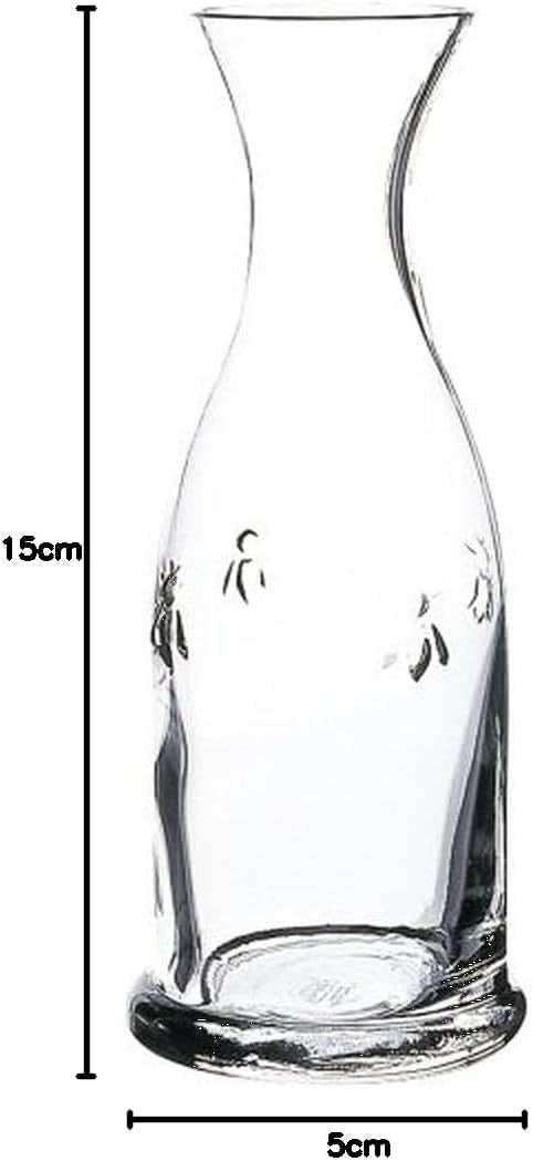 Glass Water Carafe 1L Heat Resistant Elegant Table Juice Wine Server