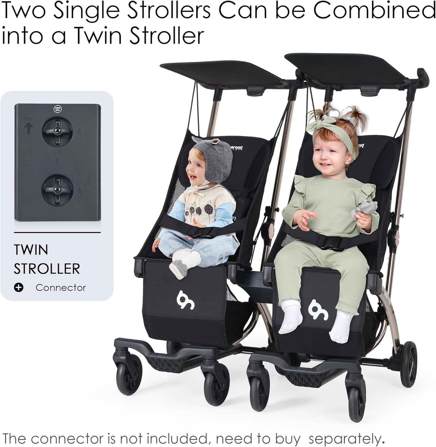 Auto Fold Travel Stroller Cabin Approved Ultra Compact Pushchair 22kg