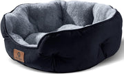 Medium Dog Cat Bed 25in Sherpa Fleece Washable Non Slip Pet Cushion