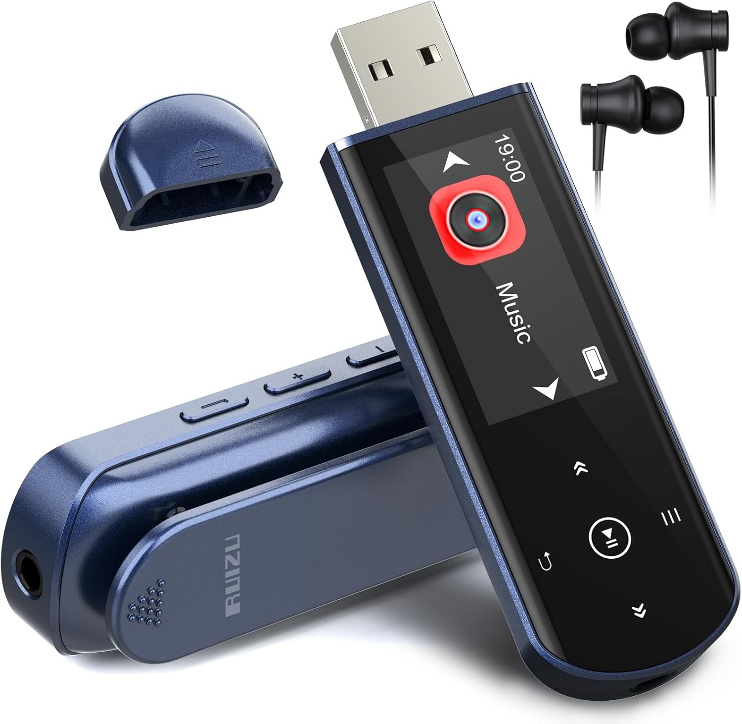 64GB MP3 Player Bluetooth 5.3 Clip Sports FM Radio