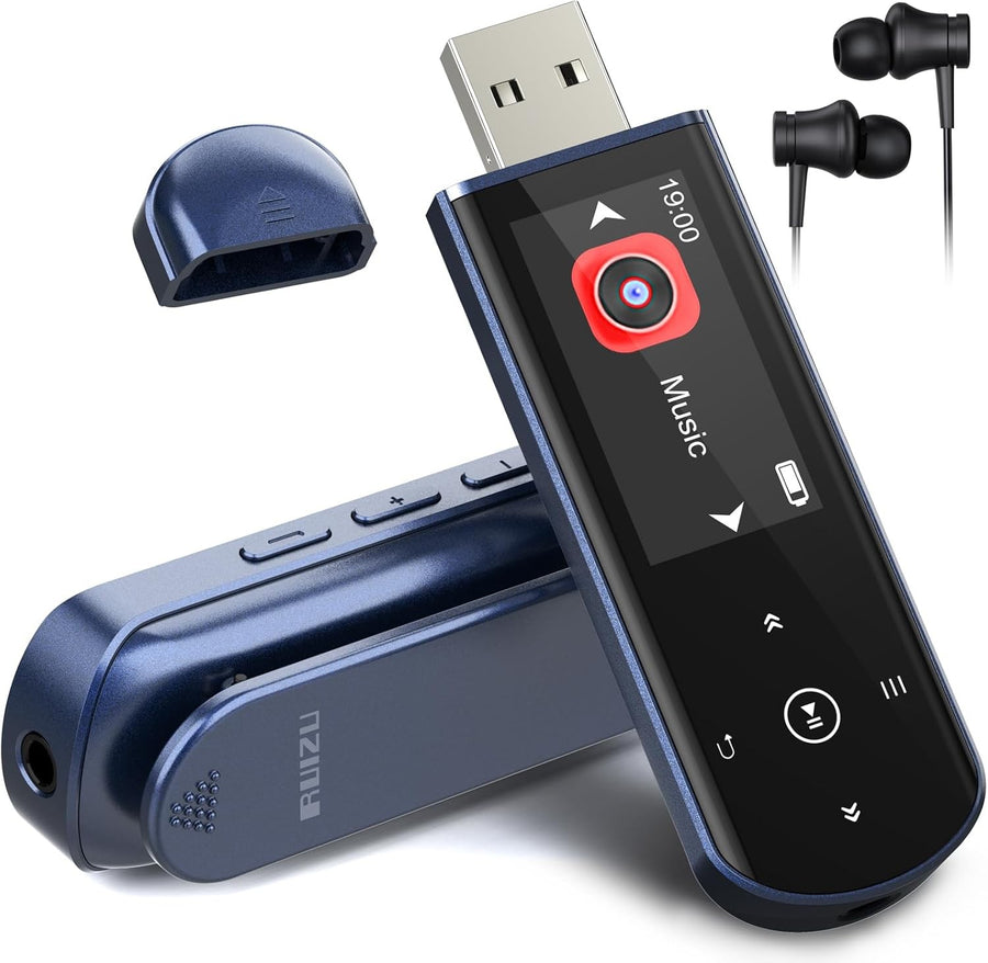 64GB MP3 Player Bluetooth 5.3 Clip Sports FM Radio