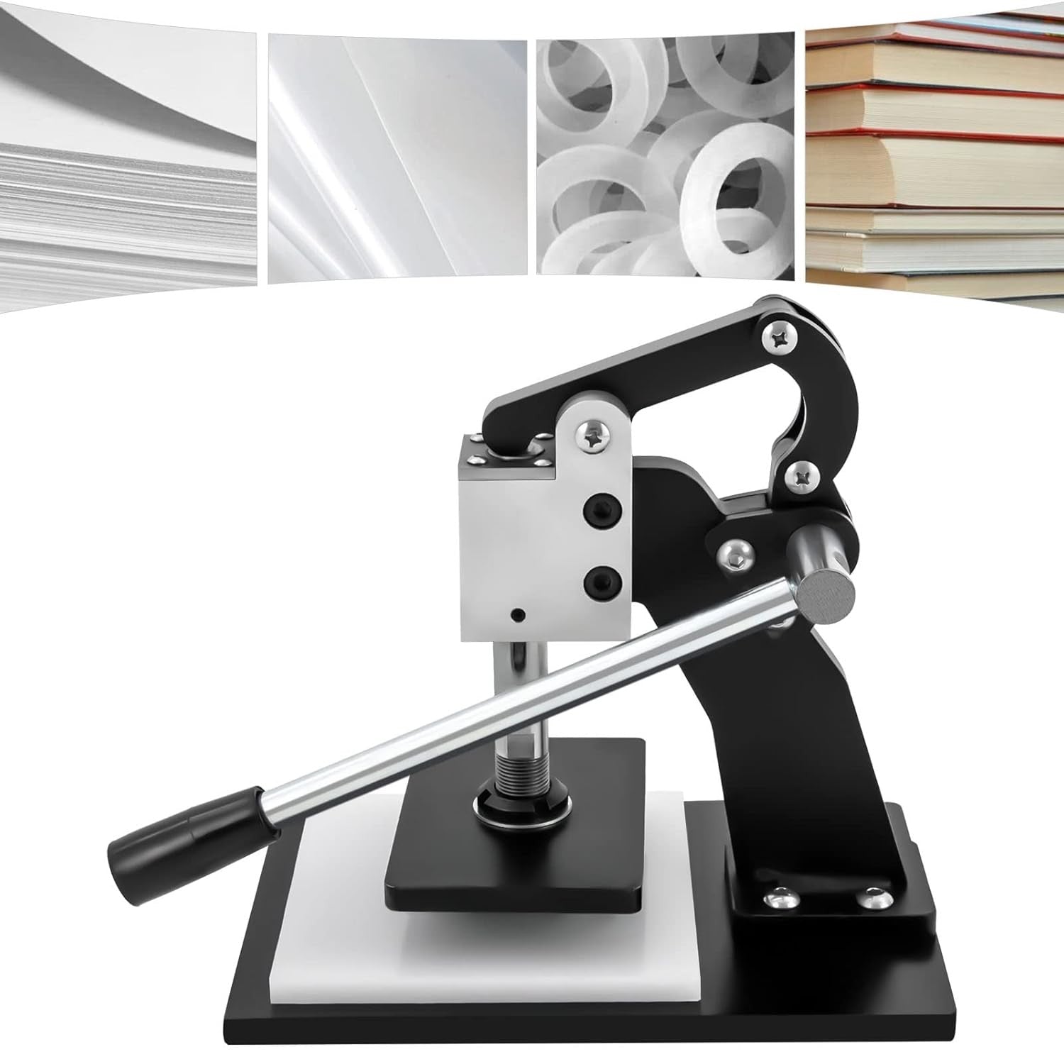 Manual Leather Cutting Machine Heavy Duty Die Cutter Embossing Press Tool