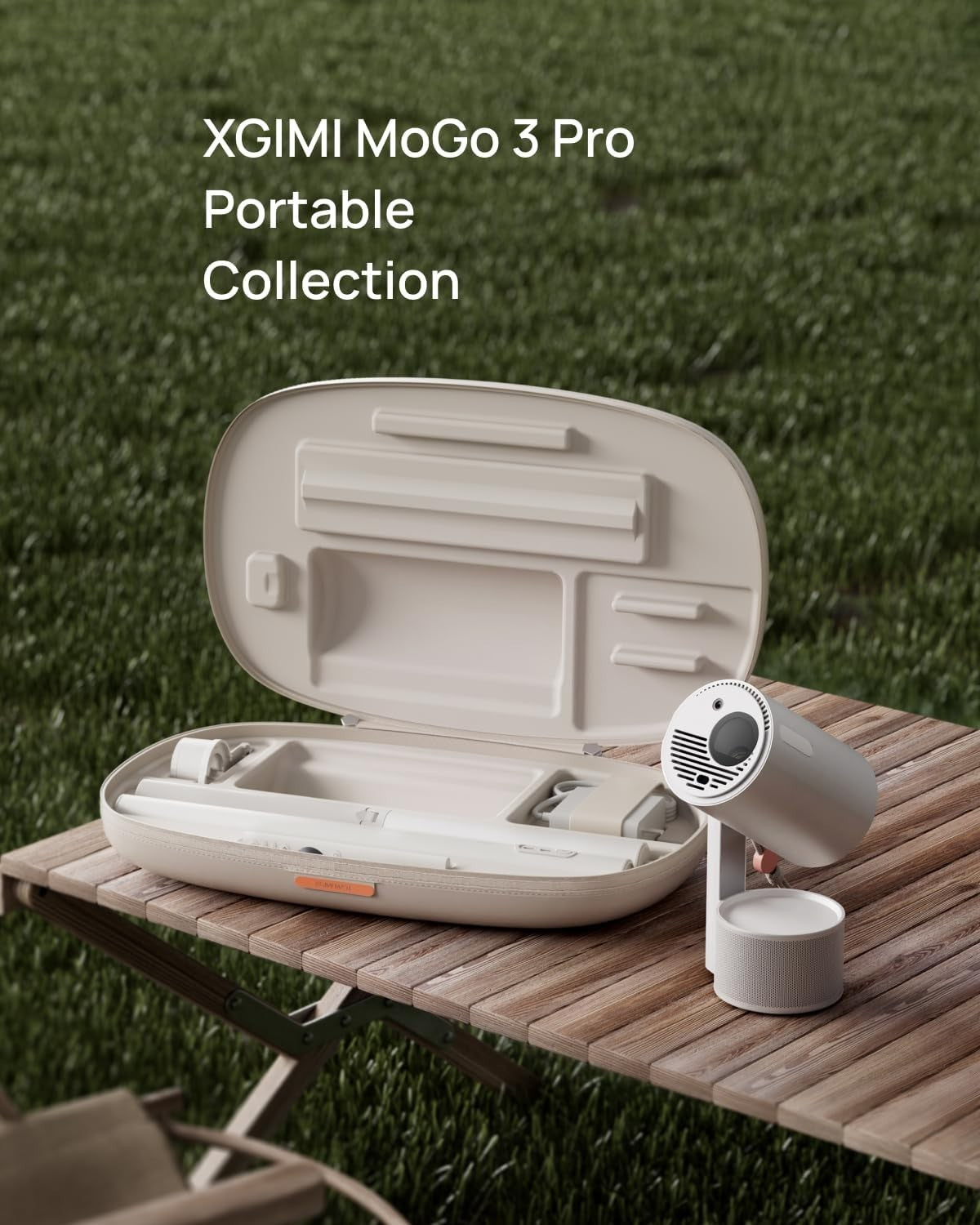 1080P Portable Smart Projector Battery Google TV Travel Case Kit