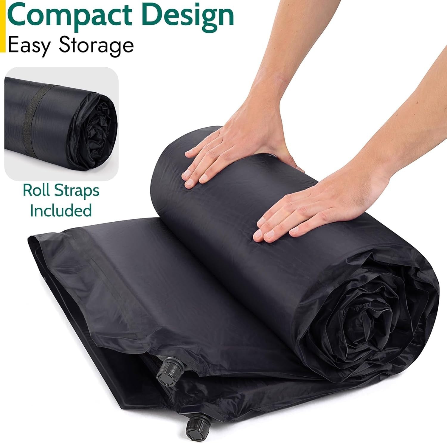 Double Self-Inflating Camping Mat | Thick 5cm Travel Sleeping Mattress