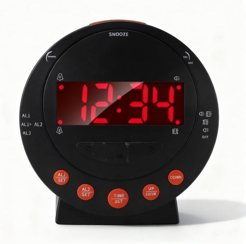 Extra Loud Alarm Clock 110dB Bed Shaker Vibrating Flash Light Heavy Sleepers