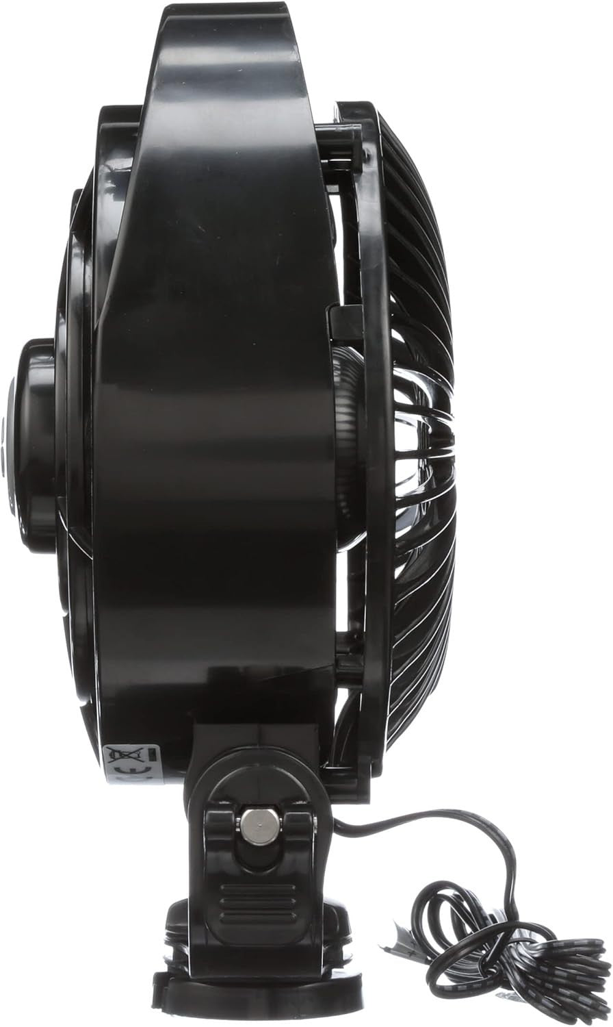 12V Marine Cabin Fan – 3-Speed Quiet Air Circulator for Boat, Caravan & Camper