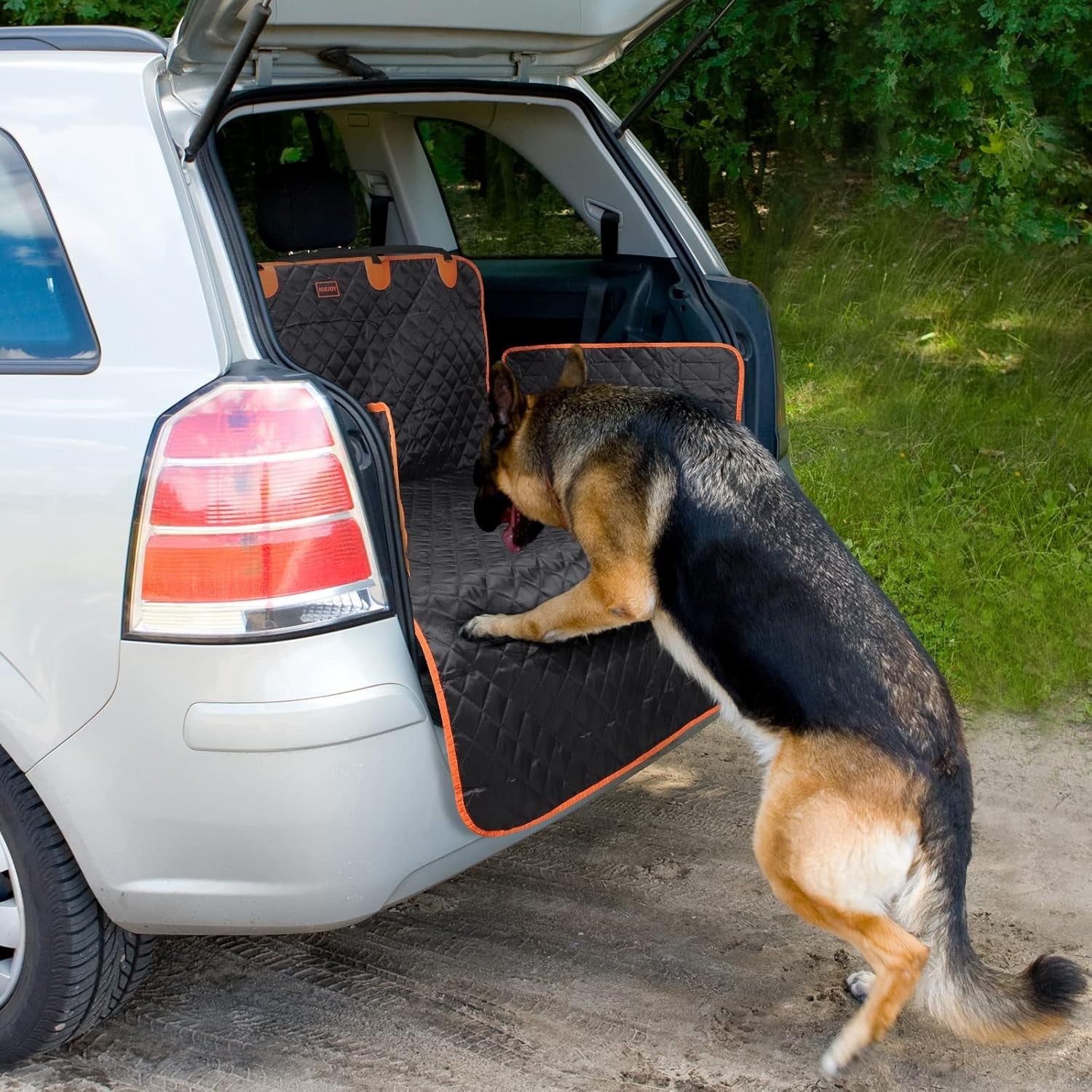 Dog Car Boot Protector Non Slip Trunk Liner SUV Cargo Cover Black