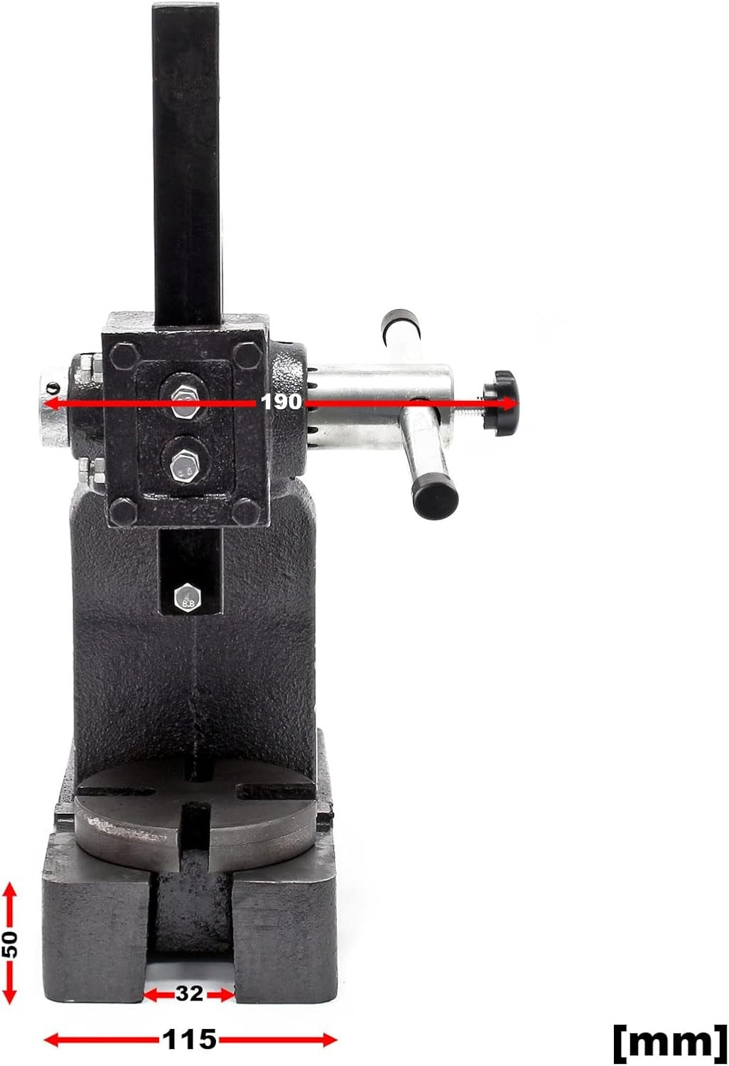 1 Ton Arbor Press Hand Lever Workshop Press Metal Punching Tool
