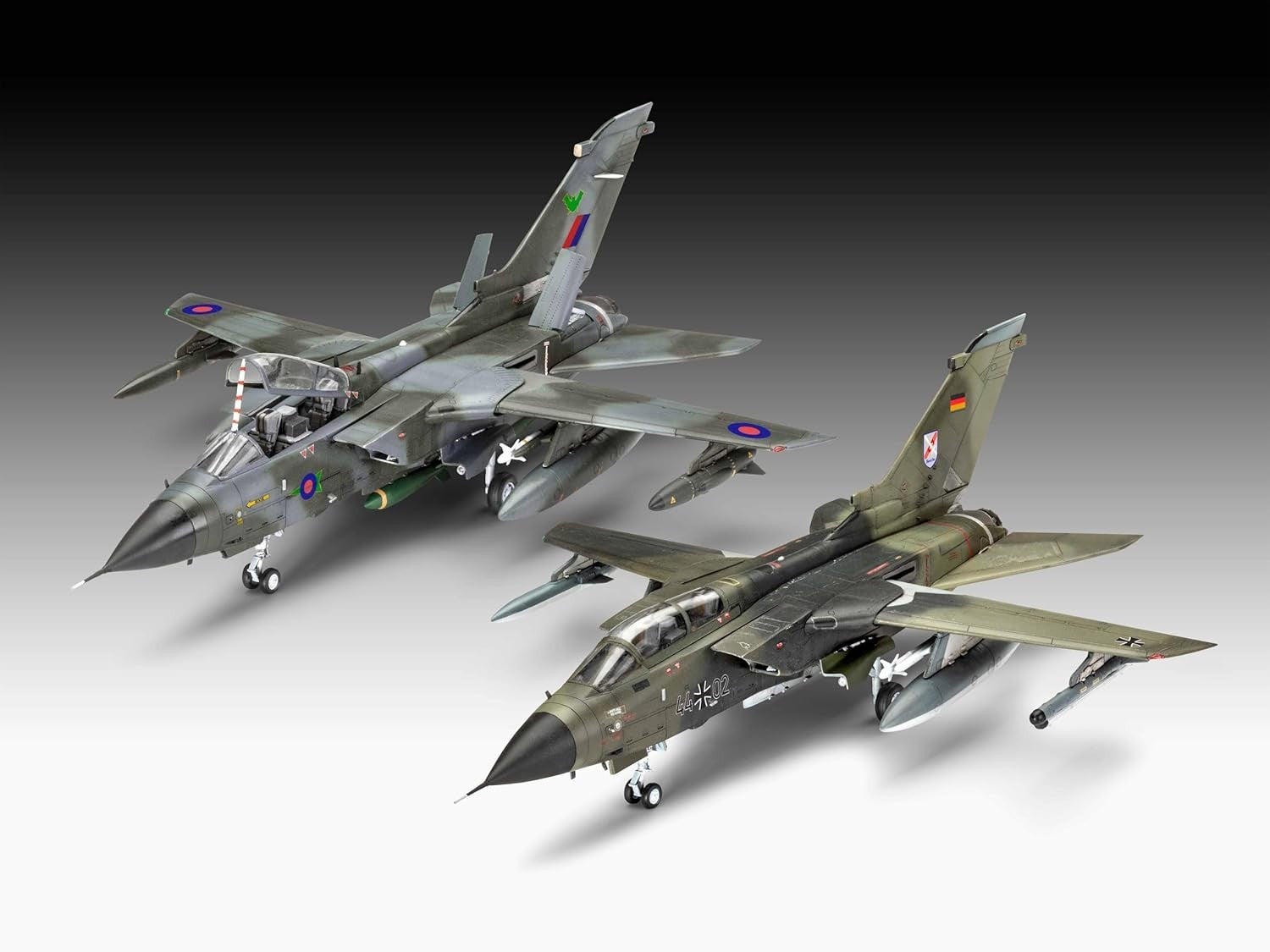 Tornado 50th Anniv 1:72 Twin Fighter Jet Model Kit RAF & Luftwaffe Unpainted