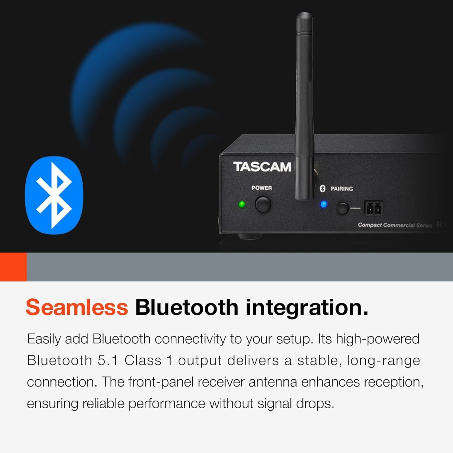 Compact Bluetooth Stereo Receiver HiFi Audio Adapter RCA