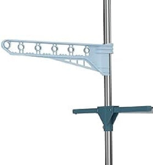 4 Tier Clothes Airer Stainless Steel Folding Laundry Drying Rack with Shoe Shelf