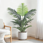 90cm Artificial Palm Tree Small Tropical Plant Real Bark Trunk Indoor Home Decor