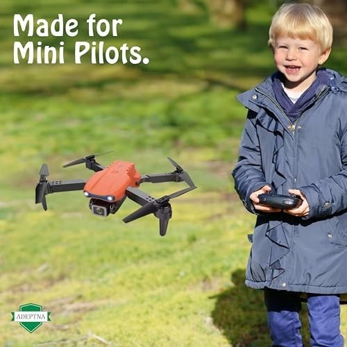 Foldable Drone with Dual HD Camera, 360° Flip & Gesture Control