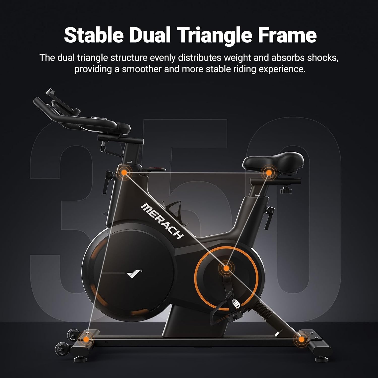 Smart Magnetic Exercise Bike w/ LED Display, App Control, 16 Levels & 300lb Cap