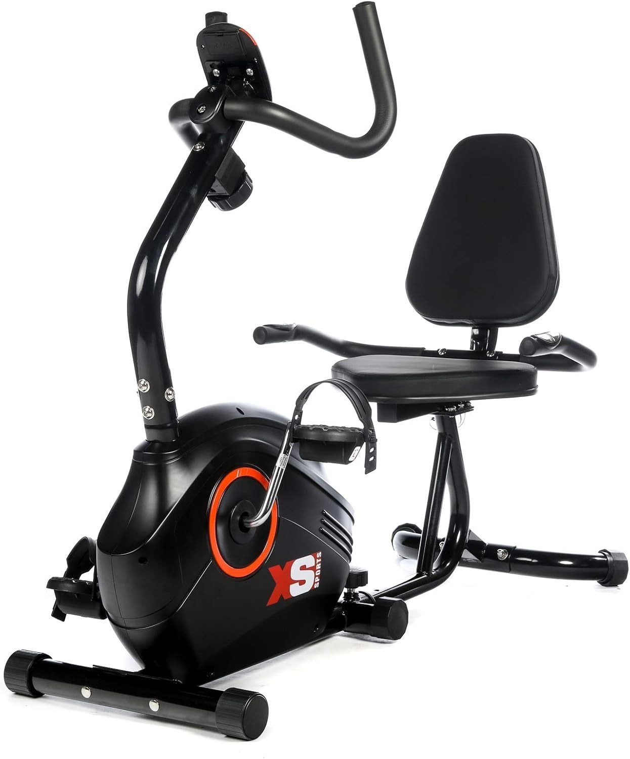 Recumbent Exercise Bike Magnetic 8 Level LCD Pulse Quiet Adjustable Seat Home