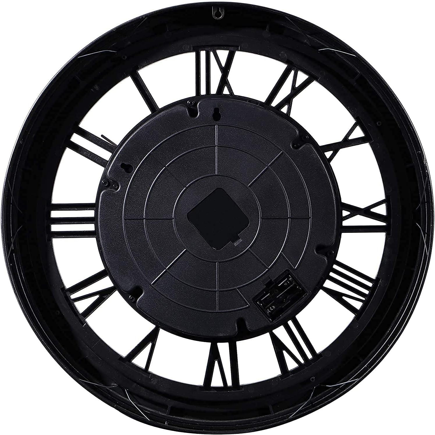 60cm Bronze Wall Clock Industrial Moving Gears Roman Numerals Vintage