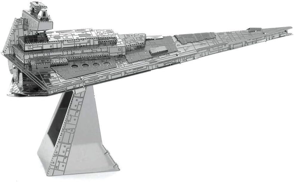 3D Metal Star Destroyer Model Puzzle Kit - DIY Precision Craft & Display