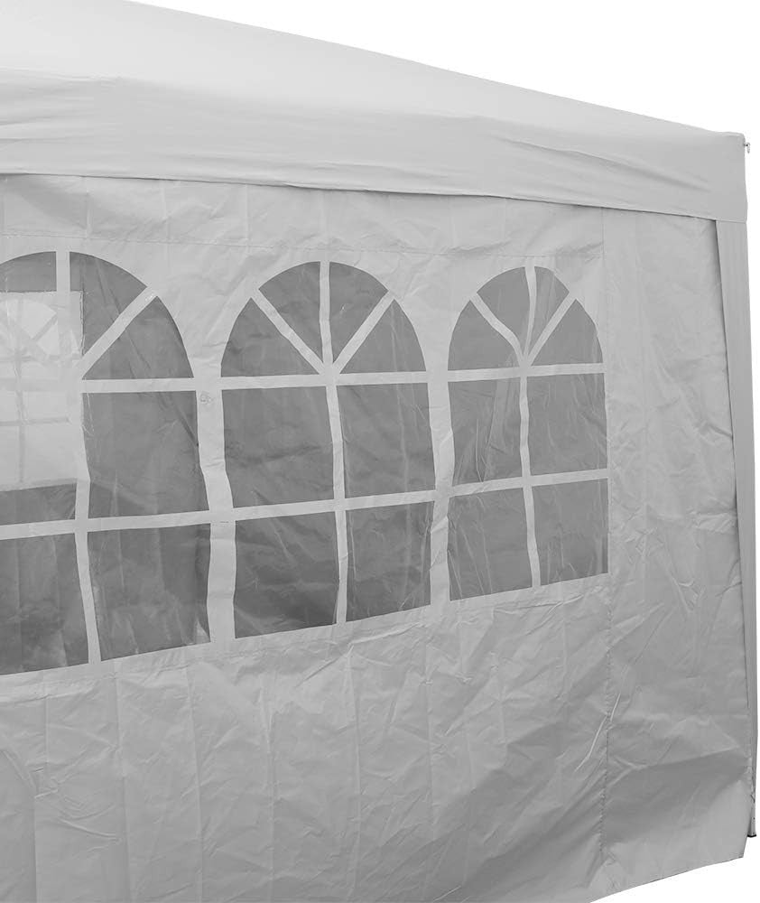 3x3M Waterproof Pop Up Gazebo With Sides Outdoor Garden Party Tent Marquee