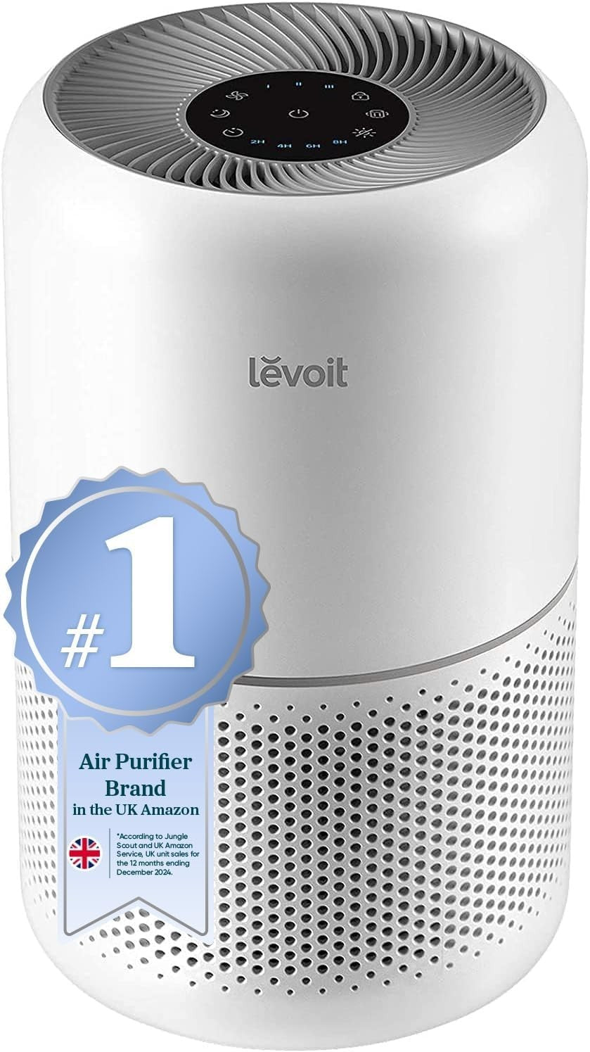HEPA Air Purifier 80m² CADR 187 Quiet Allergy Pet Odour Removal