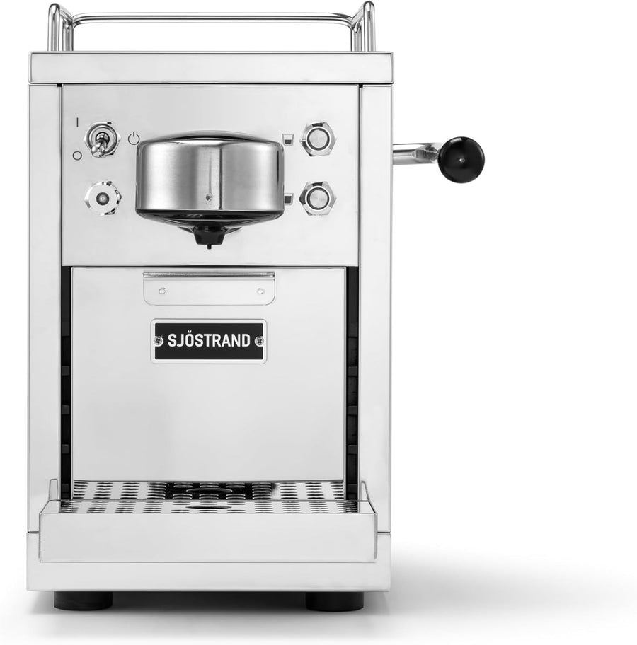 Stainless Steel Capsule Coffee Machine | 19-Bar Pressure, 1.2L Tank Size
