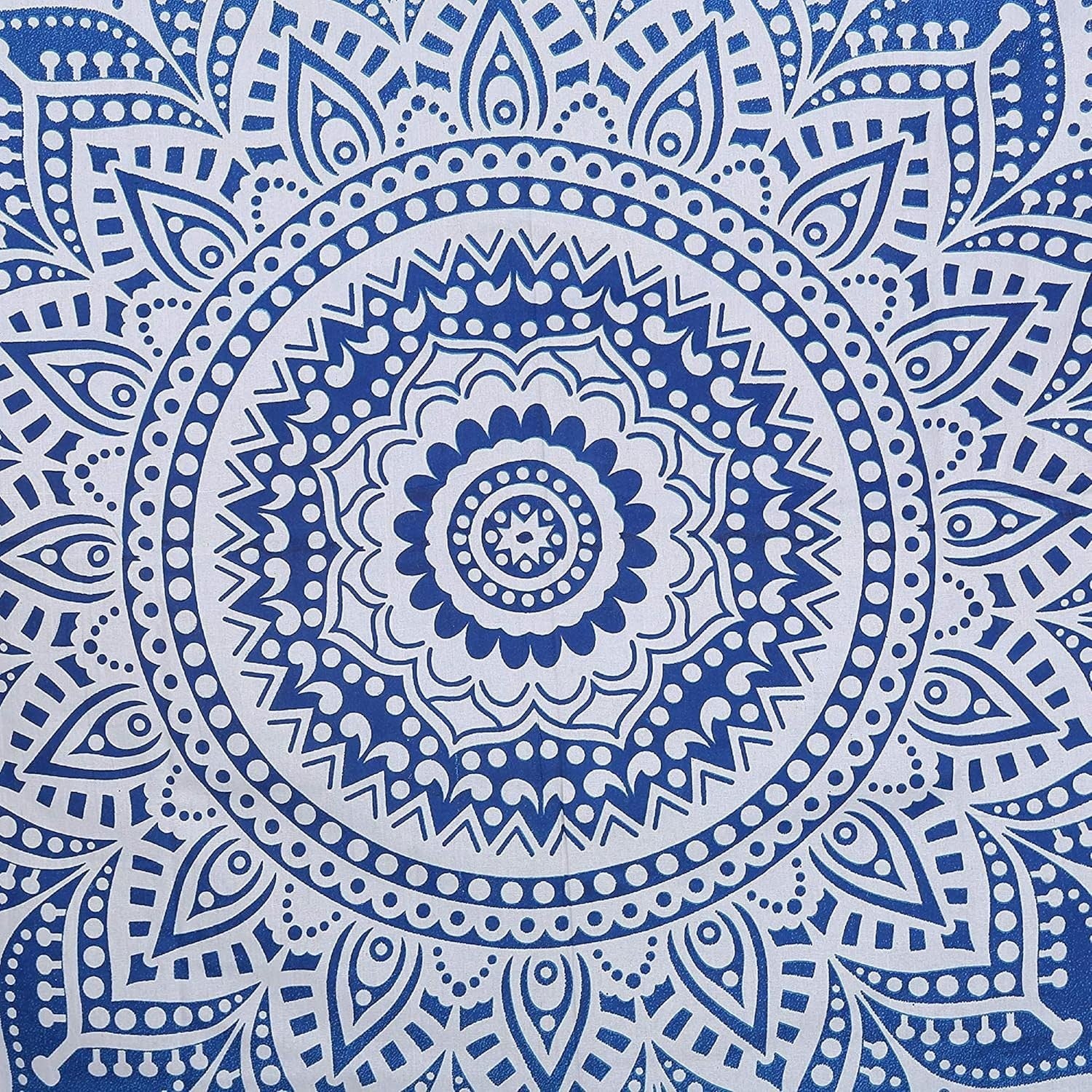 Blue Ombre Tapestry 137x213cm Boho Wall Hanging Cotton Decor