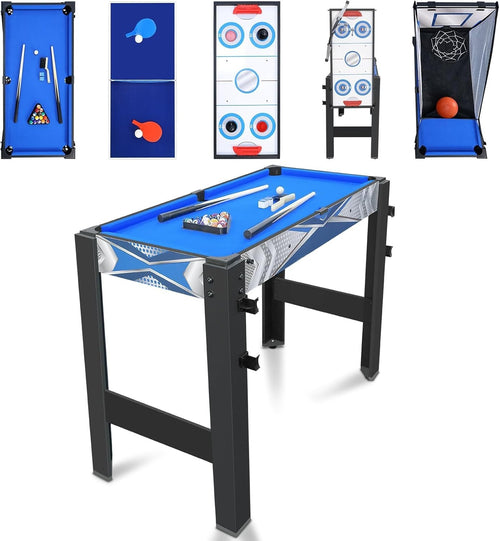 36in 5 in 1 Multi Game Table Kids Pool Ping Pong Hockey Archery
