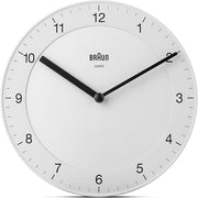 Minimalist Wall Clock 20cm Silent Quartz Modern White Home Office Decor
