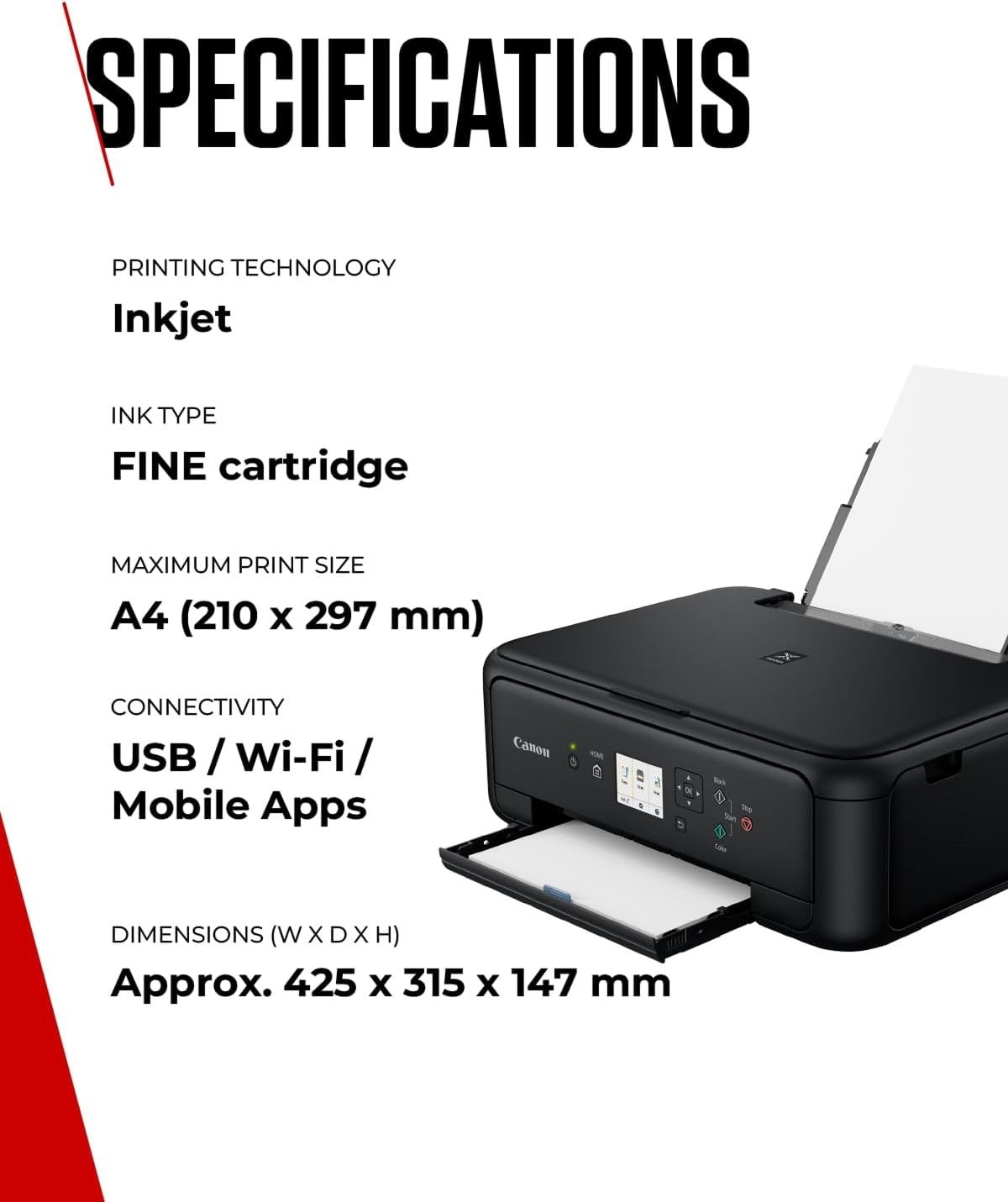 Wireless Colour Inkjet All-in-One Printer A4 Auto-Duplex