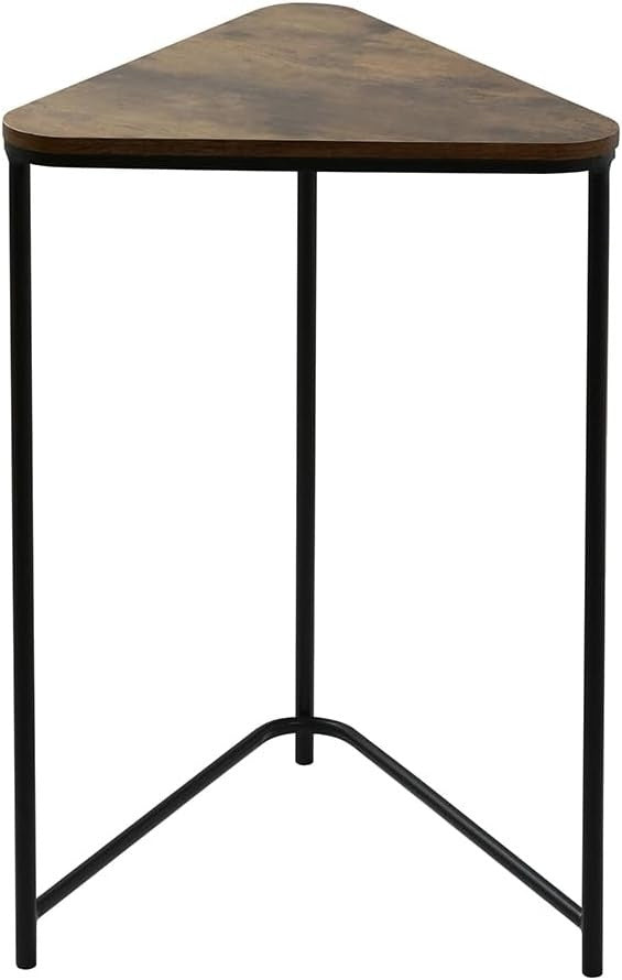 Space Saving Nesting Side End Coffee Table Wood Metal Frame Luxury Design