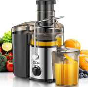 500W Centrifugal Juicer 3in Wide Mouth Dual Speed Stainless Steel