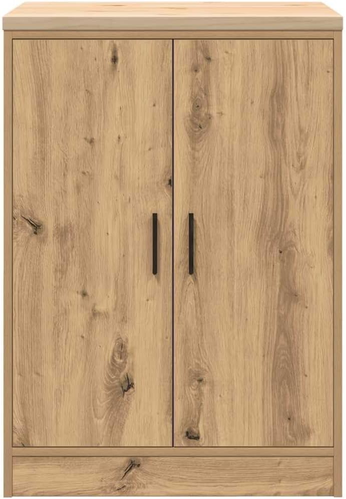 Garage Storage Cabinet 60x51x85 cm - Solid Pine Worktop & Spacious Organizer