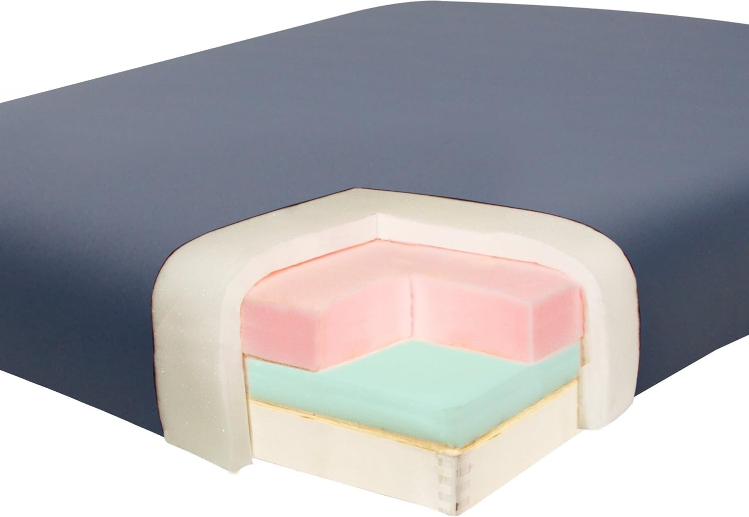71cm Portable Massage Table | Pro Montclair Spa Bed w/ Memory Foam Royal Blue