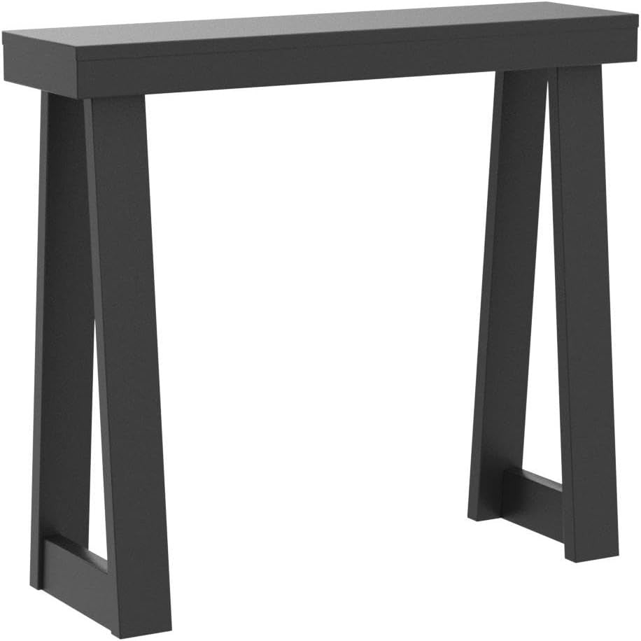 36 Inch Solid Wood Console Table – Narrow Hallway Sofa Accent Table