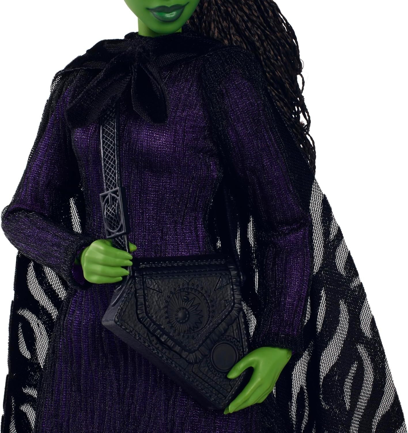 Deluxe Magic Fashion Doll Green Witch Cape Outfit Accessories Poseable